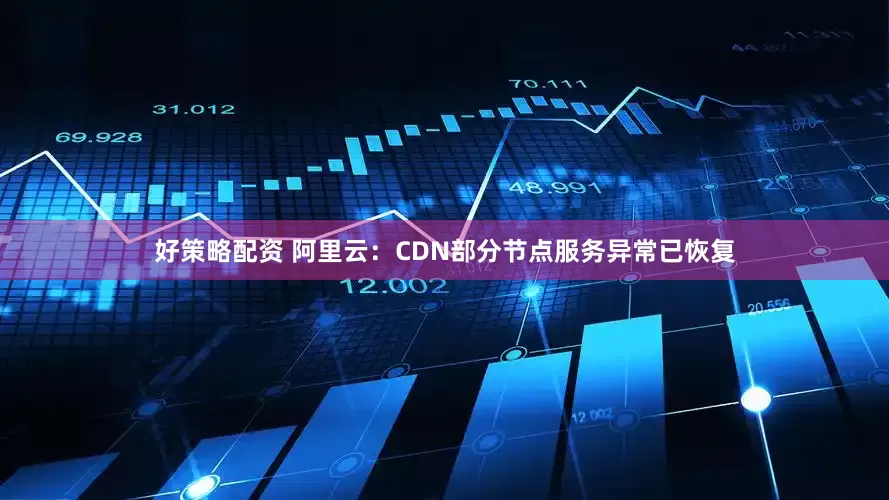 好策略配资 阿里云：CDN部分节点服务异常已恢复