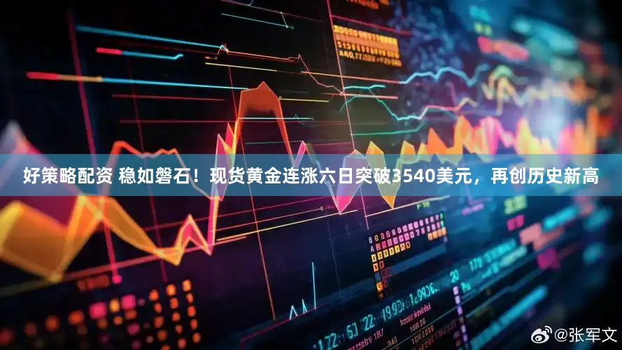 好策略配资 稳如磐石！现货黄金连涨六日突破3540美元，再创历史新高